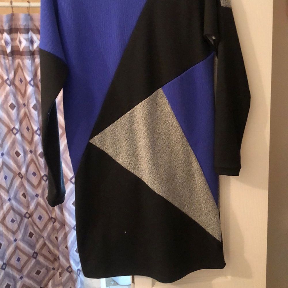 Topshop geometric sweater dress - Picture 3 of 4